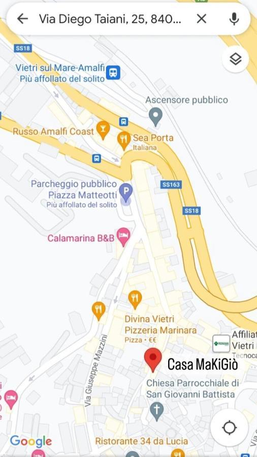 Apartament Casa Makigio Vietri Zewnętrze zdjęcie